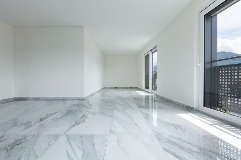 Marble Tile Floor Installation detail