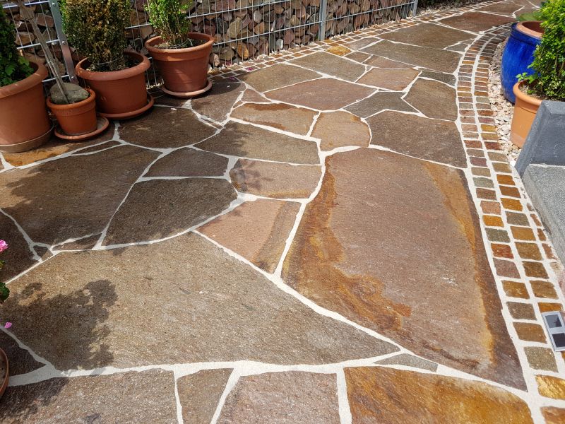 Outdoor Tile Pathway
